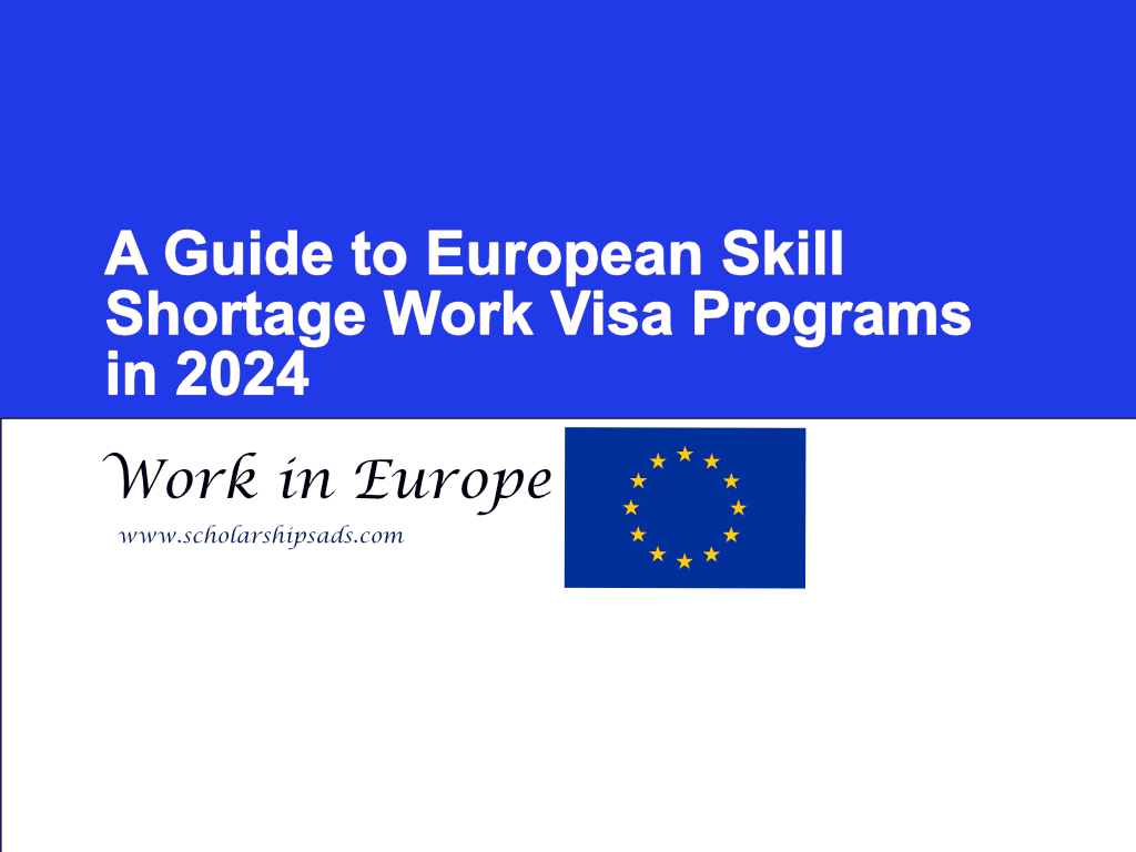 Exploring Opportunities A Guide to European Skill Shortage Work Visa